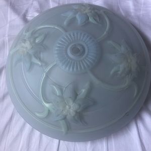 Vintage - Antique Art Deco Ceiling Glass Fixture